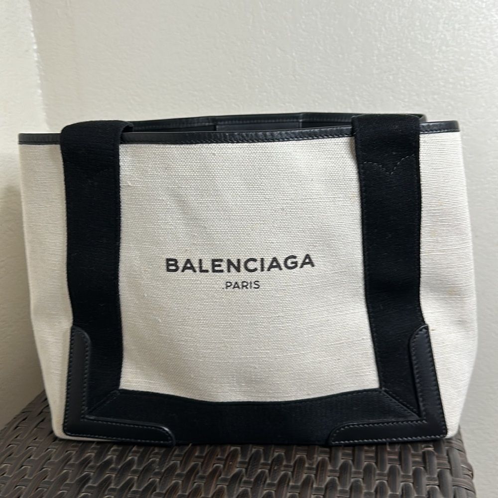 💯Authentic BALENCIAGA Navy Kabas Tote Bag🍀 - Picture 14 of 15
